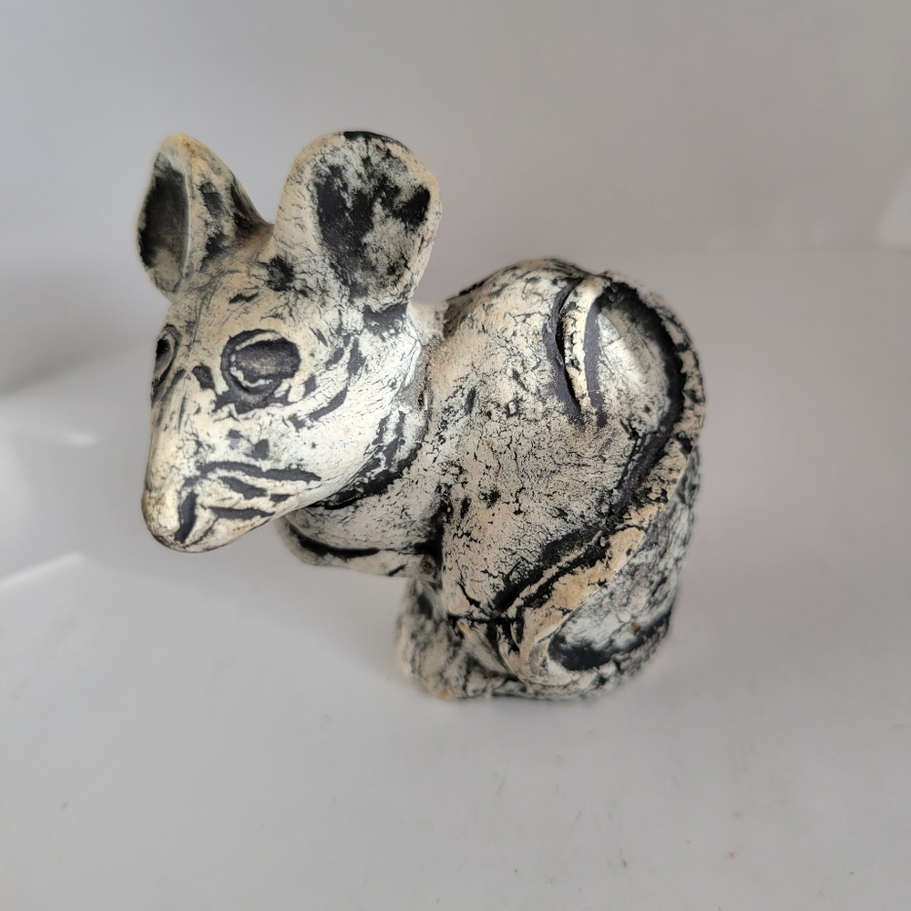 Cute Mouse Shapes Of Clay by Stan Langtwait Made With Mt. Saint Helens Ash